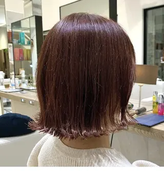 ミディアム M.SLASHセンター南所属・佐渡 ひな子のヘアスタイル