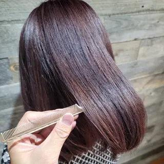 ミディアム ツヤ髪専門美容師✨️ ナカノユウキのヘアスタイル