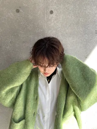 ショート パーマ 🩷🌸増子美沙希 /暖色/髪質改善のヘアスタイル