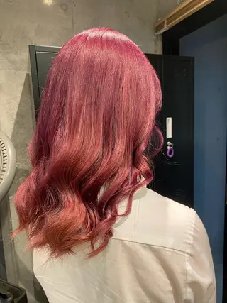 ミディアム カラー hina💟 透明感カラーのヘアスタイル