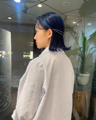 ミディアム カラー lot所属・大阪/心斎橋 lot mikuのヘアスタイル