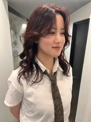 セミロング カラー SalonEF 名駅店所属・SalonEF 芽生/MEIのマツエク・マツパデザイン