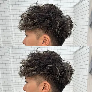カラー パーマ メンズ メンズ特化✂️ 小枝 優生のヘアスタイル