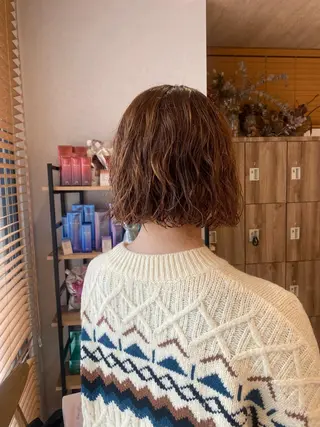 ショート パーマ パーマ指名No1 /namiのヘアスタイル