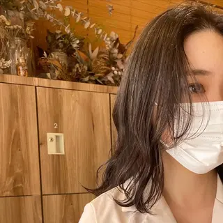 セミロング カラー パーマ指名No1 /namiのヘアスタイル