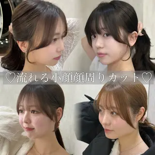 ロング 小顔韓国レイヤー× 艶髪 池袋/ハナ🌷のヘアスタイル