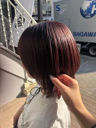 ミディアム カラー 石原 望来のヘアスタイル