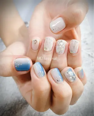 ネイル 北浦和 自爪育成ケアのネイルデザイン