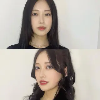 ロング ヘアアレンジ ★デザインカラー ハイトーン ももか★のヘアスタイル