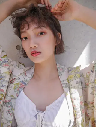 ショート nessヤマサキ リュウタのヘアスタイル