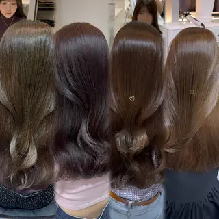 ロング カラー パーマ ヘアアレンジ メンズ キッズ 新宿/小顔レイヤー/ 顔まわり/西慶太朗のヘアスタイル