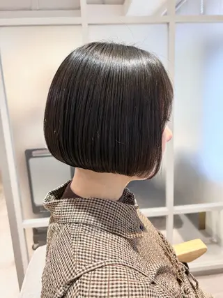 ショート EMANON 池袋西口所属・似合わせボブ🫧 丸みショート藤本のヘアスタイル