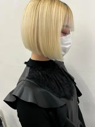 ショート カラー パーマ ヘアアレンジ メンズ キッズ nico TOKYO 渋谷所属・ブリーチ　ハイトーン 特化🌈フジタハルキのヘアスタイル