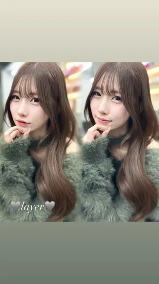 ロング 韓国/ワンホンヘア 髪質改善/MaCoのヘアスタイル
