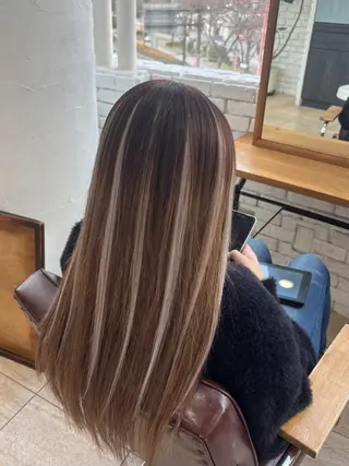 ミディアム belle / REIA🖤のヘアスタイル