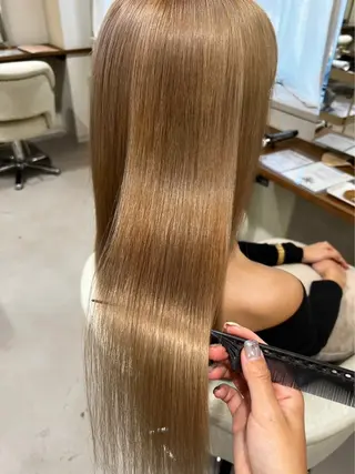 ロング 中岡 心音のヘアスタイル