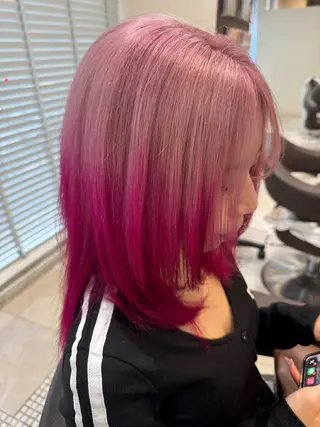 カラー HARUKA 🦋ハイトーン🦋のヘアスタイル