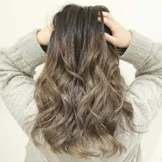 カラー ロング 韓国カラーエクステ 👑代表渡部雅己👑のヘアスタイル