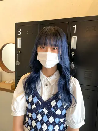 ロング カラー 田中   麗彩也のヘアスタイル