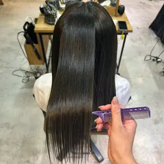 ミディアム カラー ✨ハイトーン/暗髪/ ハイライト/松岡✨のヘアスタイル