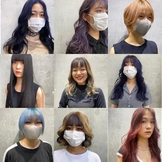 ロング カラー カットカラー特化 ⭐️代表⭐️のヘアスタイル