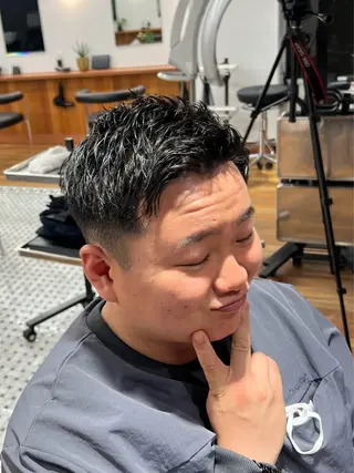 ショート メンズ メンズカット✂️ スキンフェード伊藤陸のヘアスタイル