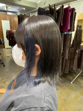 ミディアム カラー ふかたさや🌟 艶感カラー🌟のヘアスタイル