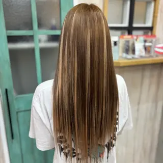 ロング カラー DEST ゆりかのヘアスタイル