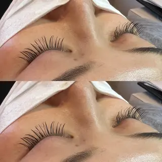 マツエク・マツパ 最高級人毛 100%エクステ茉央のヘアスタイル