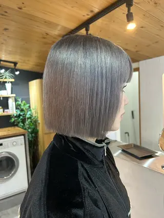 ショート カラー 韓国/ハイトーン/ ボブ🎀MIKU🎀のヘアスタイル