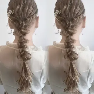 ロング ヘアアレンジ ORANGE 西中島 ：KUREA🎀のヘアスタイル