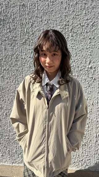 ミディアム カラー little garden/樹里のヘアスタイル