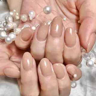 ネイル RAFFINE 月🦋🩵のネイルデザイン