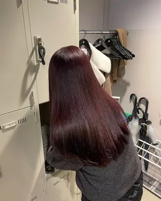 ロング カラー ヘアアレンジ 💗横浜美容室 💗HARUNAのヘアスタイル