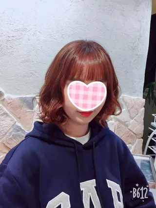 ミディアム カラー パーマ 【ディレクター 🧸🤍田澤　唯那】のヘアスタイル