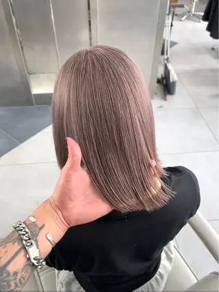 ショート カラー ヘアアレンジ ハイトーン/透明感/ レイヤー/かずや🦁のヘアスタイル