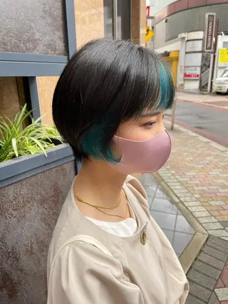 ショート ショート 嶋津祥希のヘアスタイル