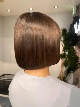 ショート 💫ハイトーンボブ/ HARU💫のヘアスタイル