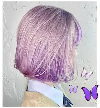 ショート カラー GARU-ガル-所属・TSUNO🦖 派手髪/オタク美容師のヘアスタイル