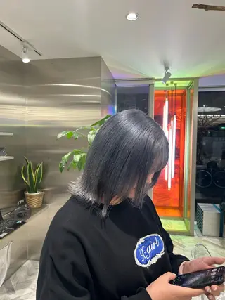 ミディアム カラー メンズ/ボブ/パーマ /くるみのマツエク・マツパデザイン