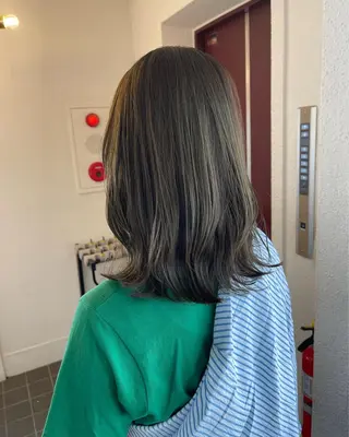 セミロング 竹下 了史のヘアスタイル