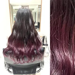 ロング カラー ヘアアレンジ stylist ◎RUKI.のヘアスタイル