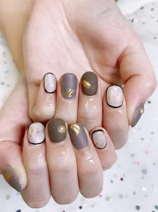 ネイル 🦋ネイルサロン ブラン🌈ゆりのネイルデザイン