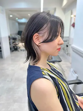 ミディアム カラー 夏山 秀憲のヘアスタイル