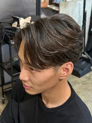 ショート パーマ メンズ 🌀rooomen 各務原/龍之介のヘアスタイル