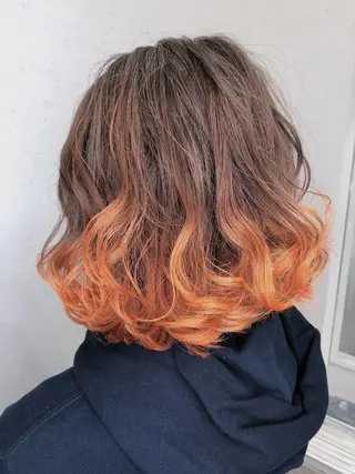 ミディアム 太白区白髪ぼかし/ ボブカット/千葉達人のヘアスタイル