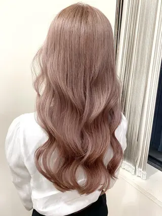 ロング カラー 服部 樹季のヘアスタイル