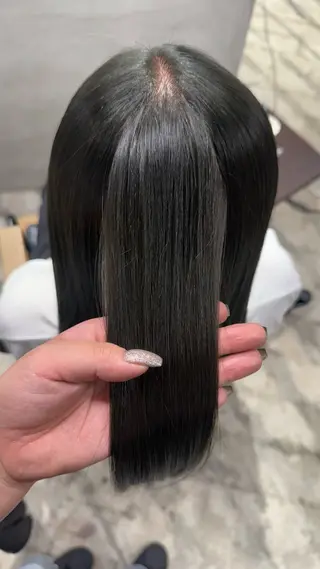 ロング カラー 山本 彩美香のヘアスタイル