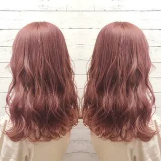 セミロング カラー 韓国ヘア🤍髪質改善 🇰🇷AKANEのヘアスタイル