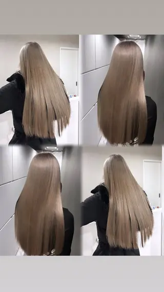 ロング カラー ⠀ CHURAのヘアスタイル